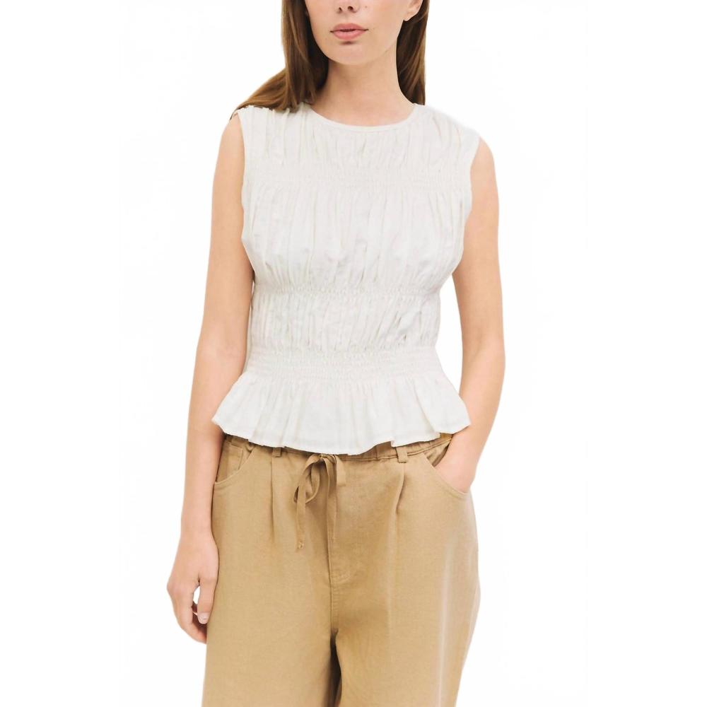 NEW MOD REF lianne top in white